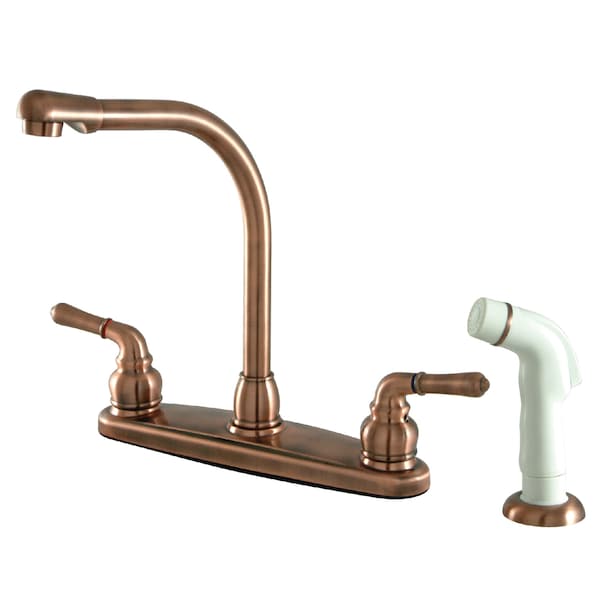 Magellan 8" Centerset Kitchen Faucet, Antique Copper